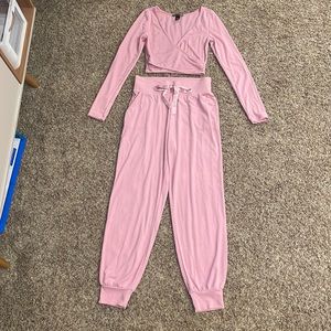 Victoria’s Secret size medium bottoms. Small top. Two piece lounge set